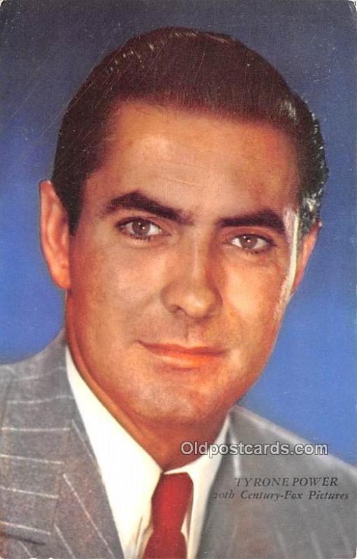 Tyrone Power, 20th Century Fox Star Movie Star Actor Actress Film Star Unused 