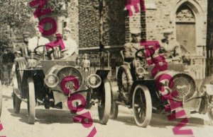 RPPC c1910 ADVERTISING Cars GLIDDEN TOUR Automobiles FRANKLIN MOTOR CARS AAA