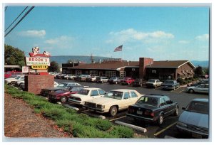 c1950's Brooks House of Bar-B-Q's Oneonta New York NY Antique Postcard