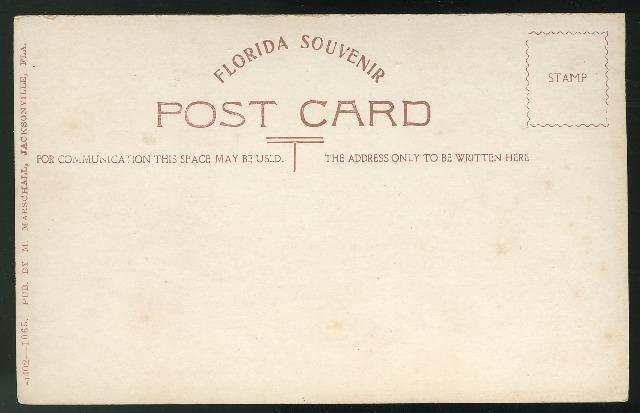 FL Old watch tower Fort Marion St Augustine Florida Vintage Unused  ca 1910 P