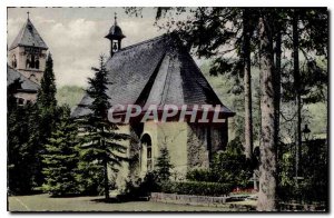 Postcard Old Gnodenkapelle in Schoenstatt began Altem Turm und Helgengrobern
