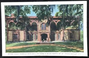 Postcard Unused Afton Villa Anti-Bellum Home Louisiana LB