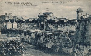 Cuba Havana Entrance to Cabana Fortress 05.89