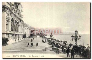 Old Postcard Monte Carlo Terrasses