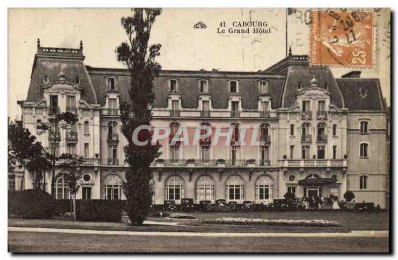 Old Postcard Cabourg Grand Hotel