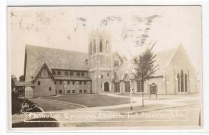 Methodist Episcopal Church Fort Atlkinson Wisconsin 1930 RPPC RP postcard