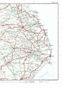Luce Bay, Newnes Touring Map vintage 1960's