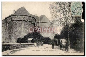 Brest - Entree du Chateau - Old Postcard