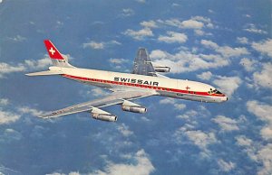 Swiss air, Douglas DC â€“ eight Airport Writing on Back 