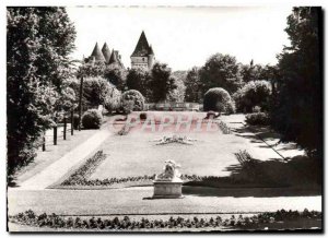 Postcard Modern Milandes Park And Chateau