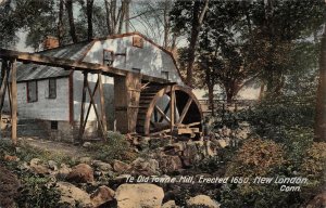 Ye Old Towne Mill, Erected 1650, New London, Connecticut ca 1910s Postcard