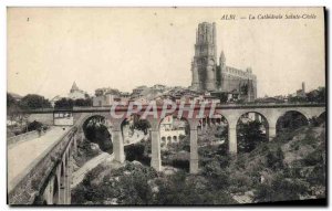 Old Postcard Albi La Cathedrale Sainte Cecile