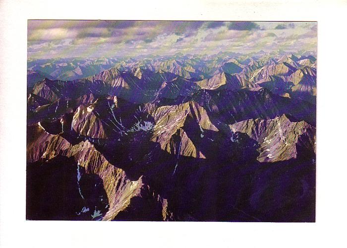 Rackia Range of Richardson Mountains, Yukon, Prepaid with Matching 8 Cent Stamp