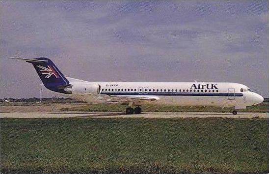 Air UK Fokker F100 G-UKFC