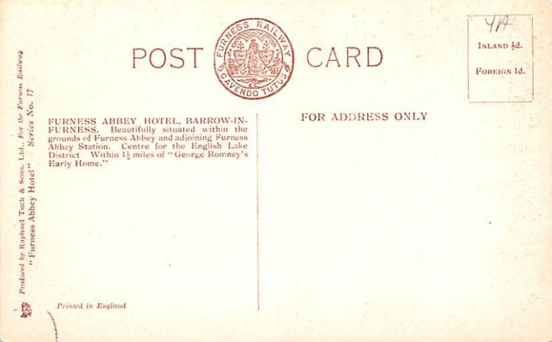 Furness Abbey Hotel, Entrance Gate United Kingdom, Great Britain, England Unu...