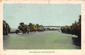 Chicago Illinois 1908 Postcard High Bridge and Lagoon