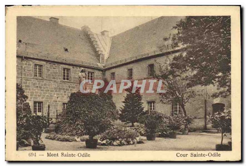 Old Postcard Mont Sainte Odile Sainte Odile Court