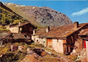 BR11046 Bonneval sur arc vieilles maisons typiques de Haute Maurienne  france