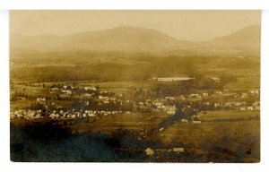 NH - Bethlehem. Bird's Eye View from Mt. Agassiz     RPPC