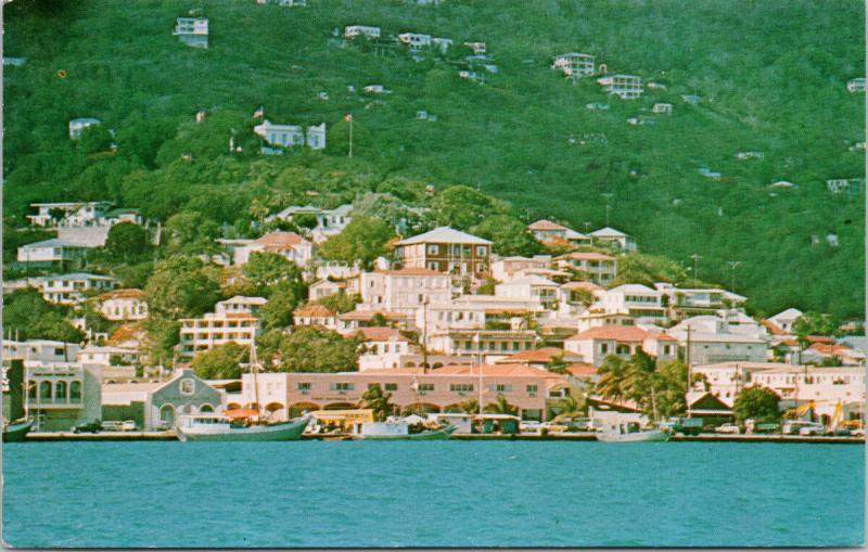 St. Thomas US Virgin Islands Denmark Hill Vintage Postcard D73