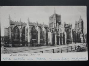 Bristol BRISTOL CATHEDRAL North Side c1904 - Old Postcard by Frith's