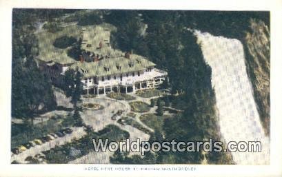 Hotel Kent House Chutes Montmorency Canada Unused 