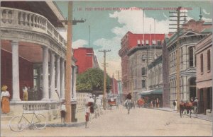 Postcard Post Office and Merchant Street Honolulu Hawaii Hawaiian Islands