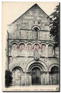 Old Postcard The Crown Church Facade West