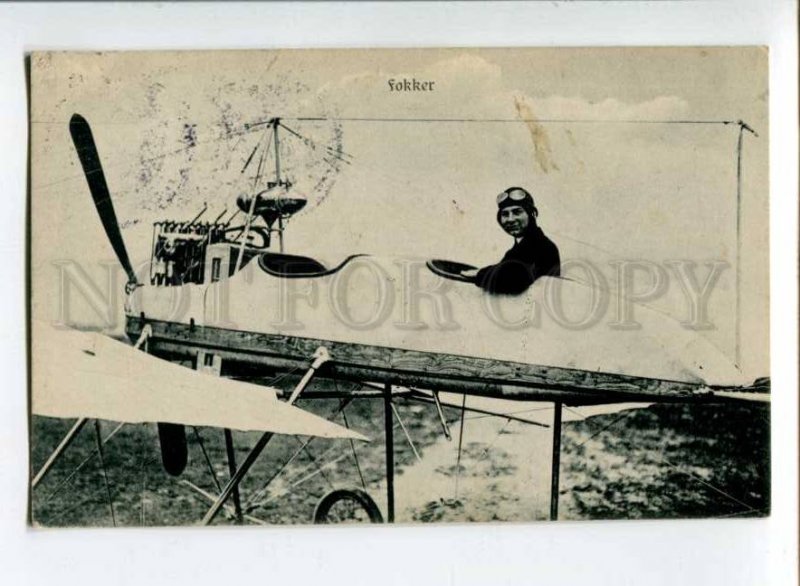 299633 AVIATION Anthony Fokker pilot J.Haas REVEL Johannisthal Air Field Berlin