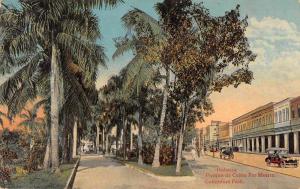 Havana Cuba birds eye view Colombus Park car horse buggy antique pc Z41501