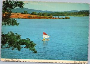 Southern Great Lakes - boat sailing on lake