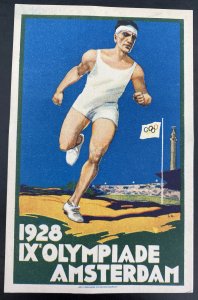 Mint Netherlands Picture Postcard 1928 IX Amsterdam Olympic Games