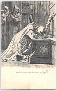 Grande Chartreuse St. Bruno in Cell Papeterie des Alpes Eug. Robert Postcard