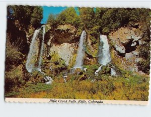 Postcard Rifle Creek Falls, Rifle, Colorado