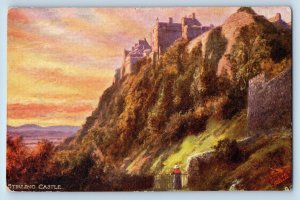 Stirling Stirlingshire Scotland Postcard Stirling Castle c1910 Oilette Tuck Art