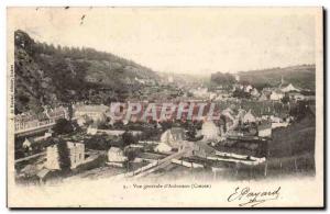 Postcard Old Creuse General view of & # 39Aubusson