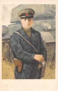 Russia Soviet Union USSR WW2 War Hero Valdemar Shalandin  Postcard AA49739