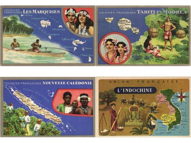 GEOGRAPHY, MAPS, 21 Vintage Postcard (L6069)