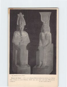 Postcard Statue of Osiris Musée du Cairo Egypt