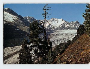 Postcard Aletsch Glacier Switzerland