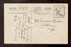 Vintage Embossed Easter Postcard Flowers!