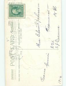 Divided-Back GEORGE WASHINGTON SCENE Patriotic Postcard AB0189