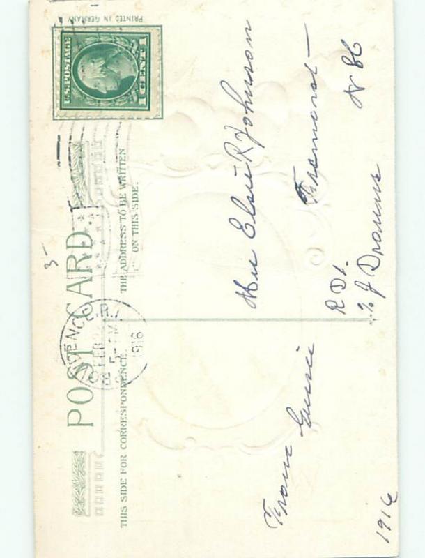 Divided-Back GEORGE WASHINGTON SCENE Patriotic Postcard AB0189