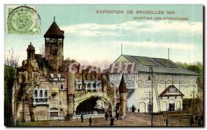 Expo Brussels Brussels-Belgium-Belgium-1910-Quarter Of Old Post Card Attractions