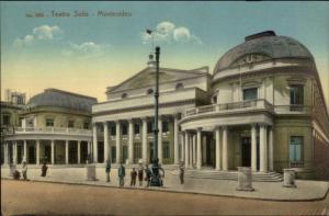 Montevideo Teatro Solis c1910 Postcard