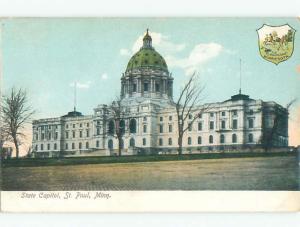 Unused Pre-1907 CAPITOL BUILDING St. Saint Paul Minnesota MN Q1421