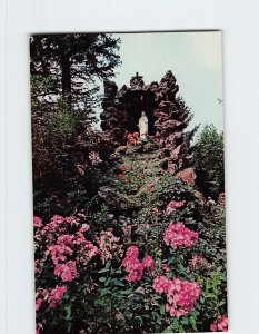 Postcard St. Philomena Shrine, Grotto Shrine & Wonder Cave, Rudolph, Wisconsin