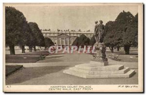 Great Britain Great Britain Postcard Old Hampton Court Palace Center East Fro...