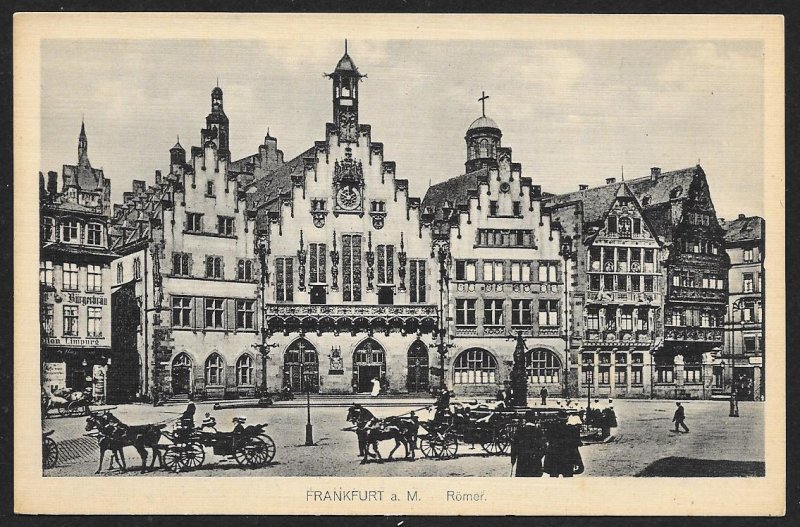 Römer Frankfurt on Main Germany Unused c1910s
