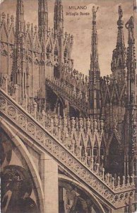 Italy Milano Dettaglio Duomo 1906